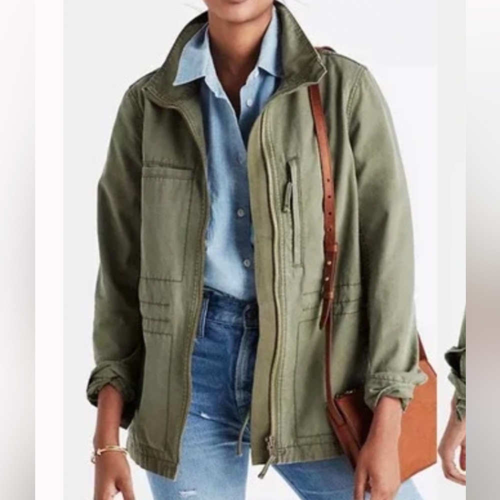 Madewell Olive Green Utility Jacket - S